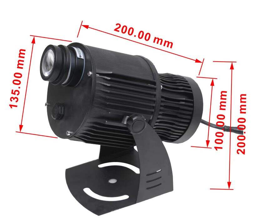 100W Logo GOBO Projector for Business IP65 Waterproof Rotational with Dual Cooling System Outdoor LED Light DJ Effect Light supplier