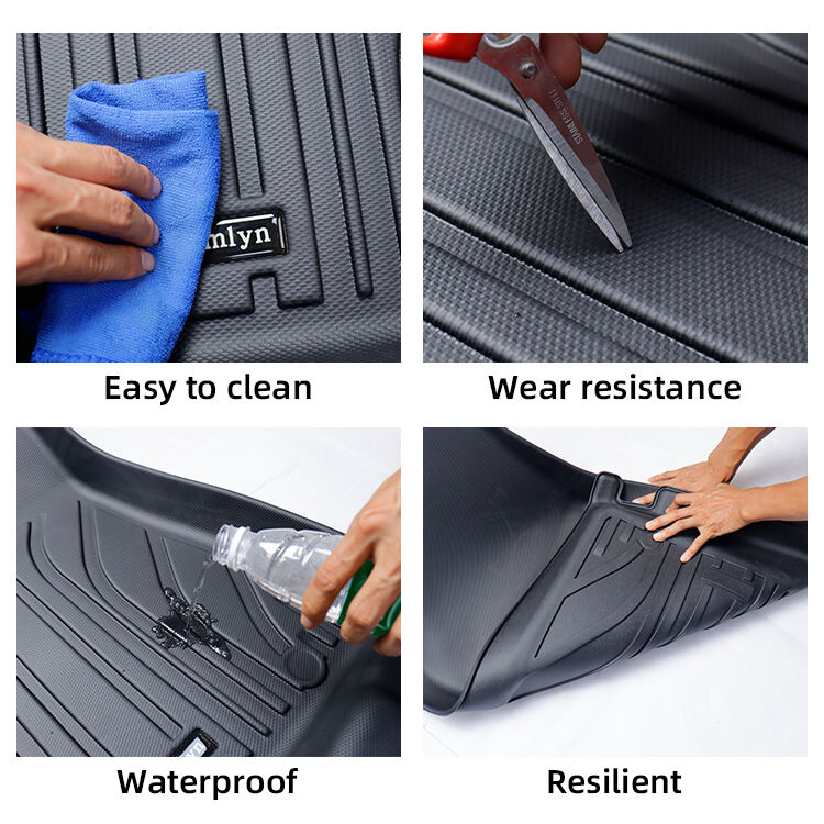Interior Accessories Atto 3 Floor Mats Car Floor Liner Foot Pad Car Carpet Tpe Foot Mat For Byd Atto 3 Yuan Plus manufacture