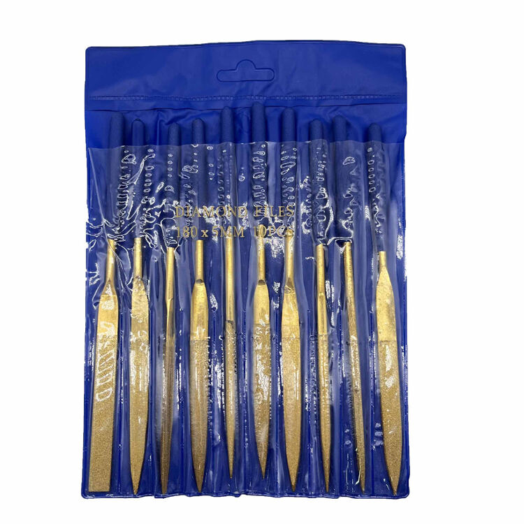 GuHua 10pcs Customize Abrasive Hardware Tools Grinding Tools Diamond File Sets For Stone Glass Jewelry supplier