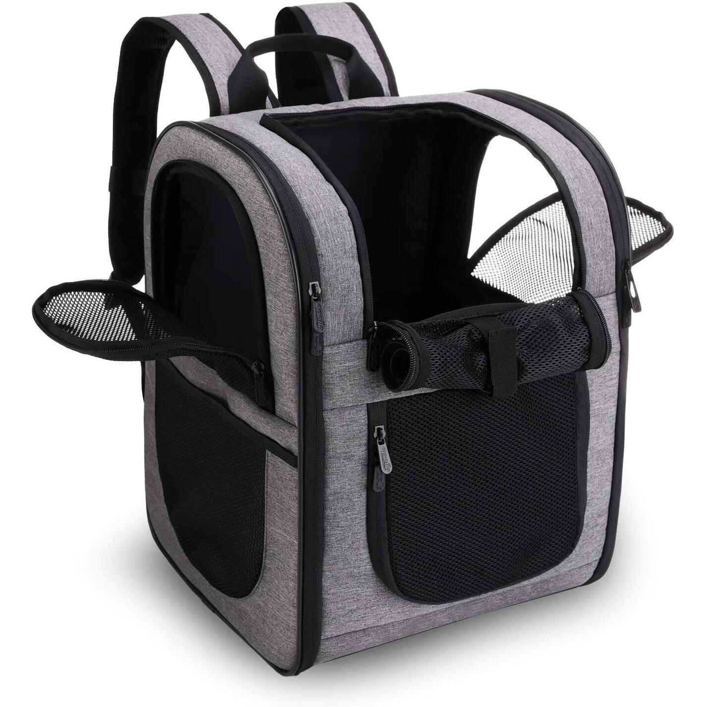 Breathable Outdoor Cat Carrier Traveling Cat Backpack Pet Carrier Travel Backpack Bag supplier