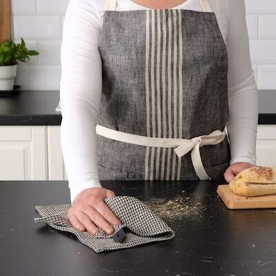 Custom 100% Cotton BBQ Oven Mitts and Pot Holders With Apron  Mitt For Cooking Baking Grilling factory