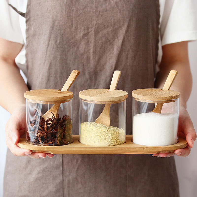 Borosilicate Seasoning bottle (3-piece set)