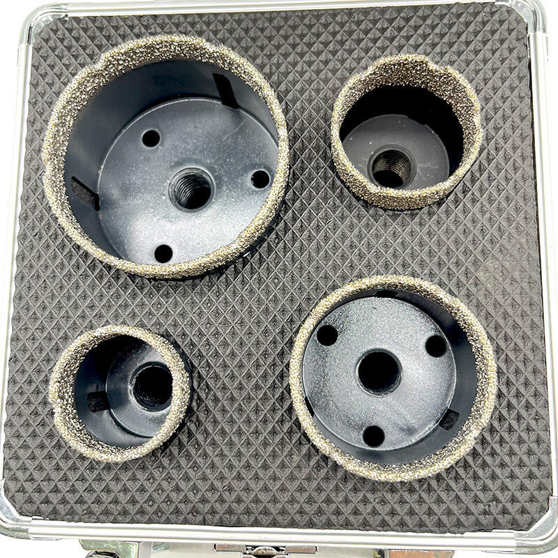 GuHua High Quality 5-150mm Vacuum Brazed M14 Thread Diamond Tools Core Drill Bit Hole Cutter For Tile Ceramic Marble details