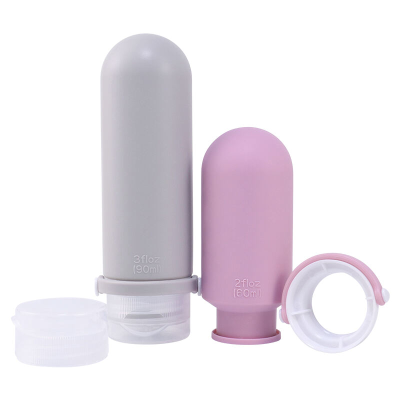 Portable Leakproof Squeeze Silicone Travel Bottle