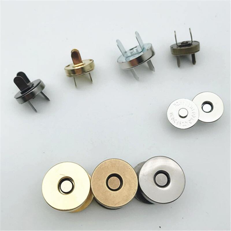 Metal magnetic lock button hidden magnet button for clothes hangbag bag