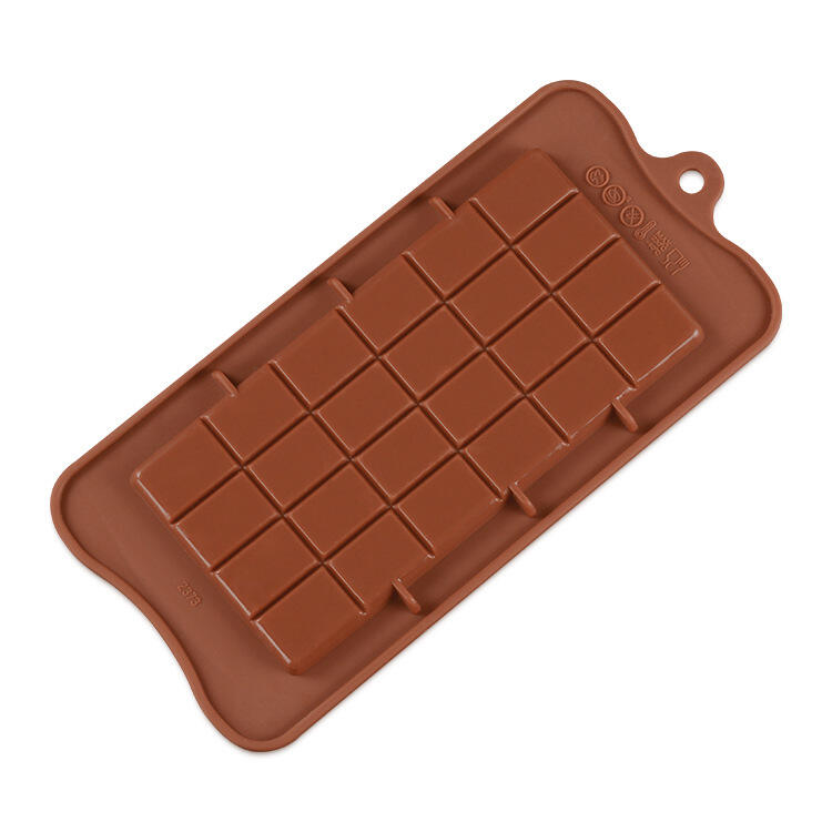 Silicone Break-Apart Chocolate Food Grade Non-Stick Protein and Energy Bar Mold Chocolate Bar Mold supplier