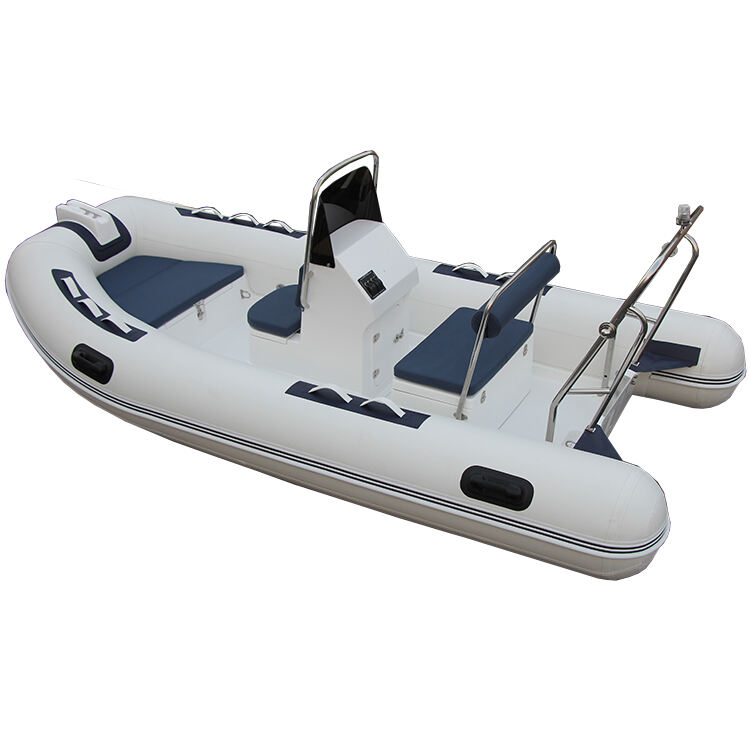 High Performance 11ft Fiberglass Hull 5 Persons pvc Rigid Inflatable Fiberglass Boats For Relax details