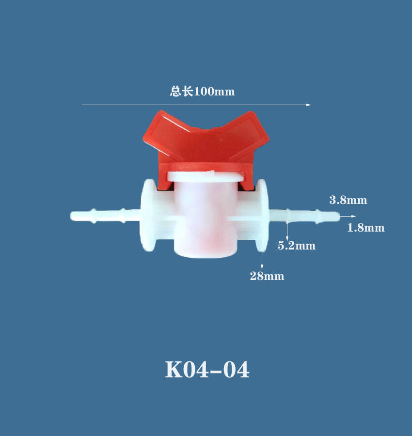 Barbed Ball Valve In-Line Ball Valve Shut-Off Switch With Hose Barb for Drip Irrigation manufacture