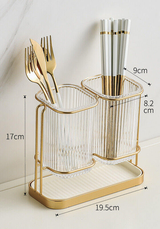 Transparent simple light luxury chopsticks drum wall hanging drain shelving chopsticks storage box kitchen factory