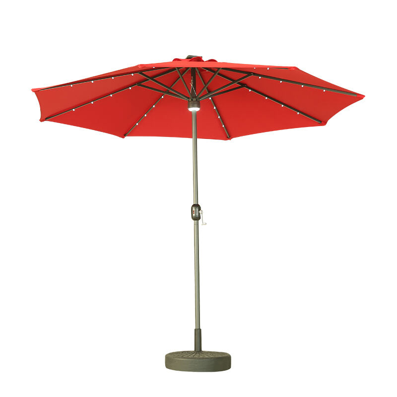 ombrelone Milan umbrella LED patio parasol outdoor umbrella garden with solar LED factory