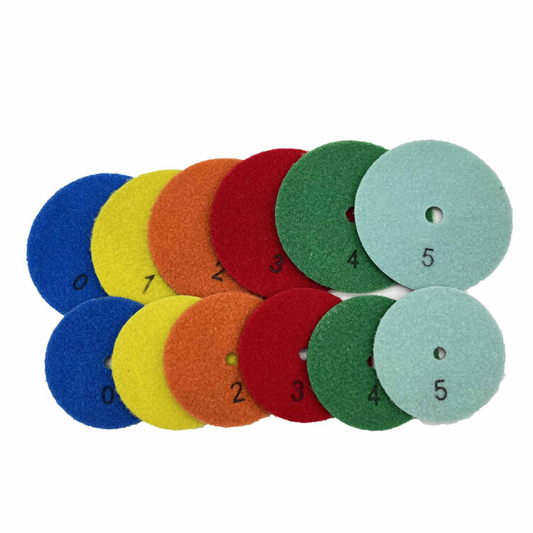 GuHua New Design Customized Dry Granite Polishing Pads Marble Floor Polishing Pads factory