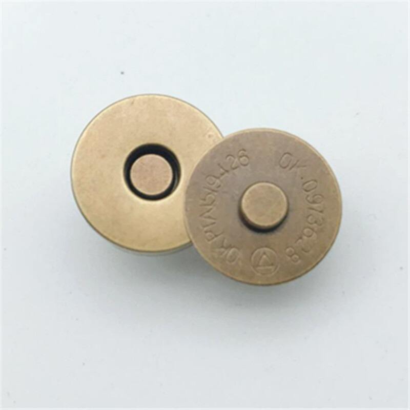 Bag accessories round 10mm 12mm 14mm 18mm magnet button for bag handbag