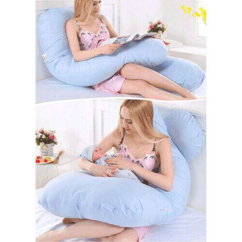 Maternity Breastfeeding Pillow Cotton Women Pregnancy Nursing Sleeping Body Boyfriend Pillow factory