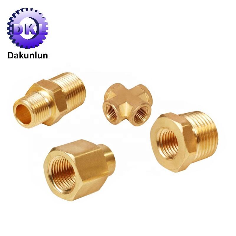 Factory Custom Made Precision Brass Pipe Fittings details