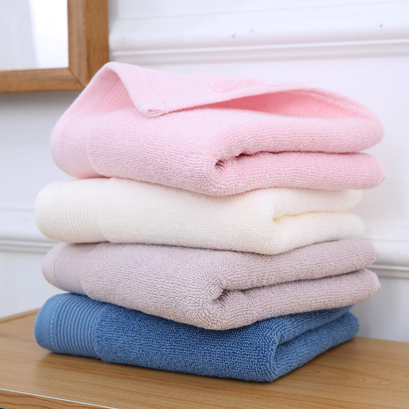 Home Textile Supplier Plain Satin Crotch Towel Absorbent Hand Towels Organic White Face Towel 100 Cotton manufacture