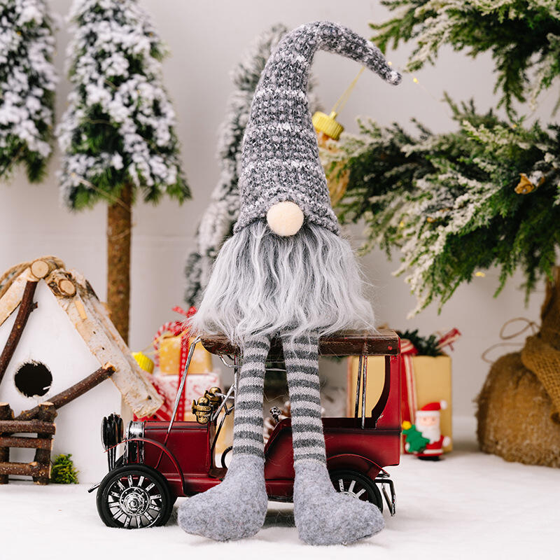 Gnome Christmas Plush Gnomes Gonk Christmas Santa With Long Legs Desktop Ornament factory