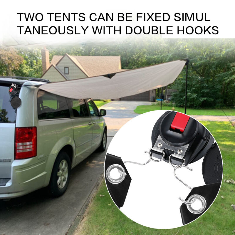 Heavy Duty Car Strap Suction Cup Hooks  Strong Suction Cups for Car Awning Boat Camping Trap Bathroom Pet manufacture
