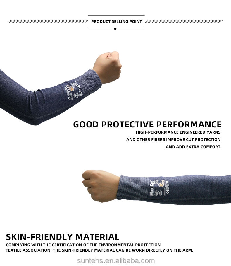 ATG Fiber Material High-Performance Comfortable Cutting Protective Arm Sleeves manufacture