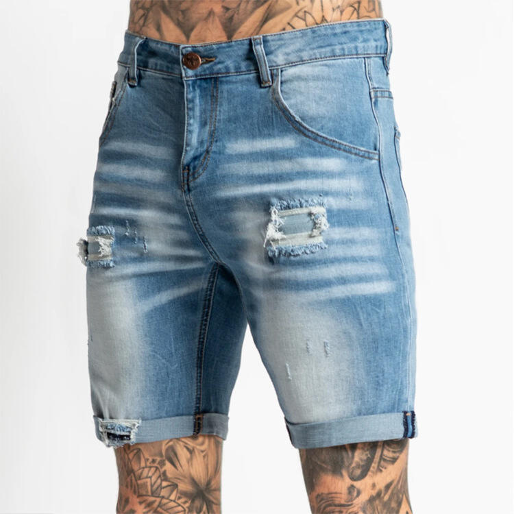 Cotton Summer Shorts Men Denim manufacture