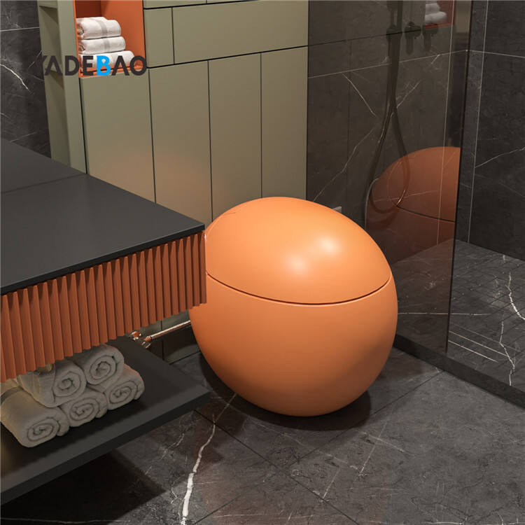 Fashion Toilet and accessories Color Automatic Egg WC Commode Intelligent Toilet Bowl Ceramic Bathroom Smart Toilet factory