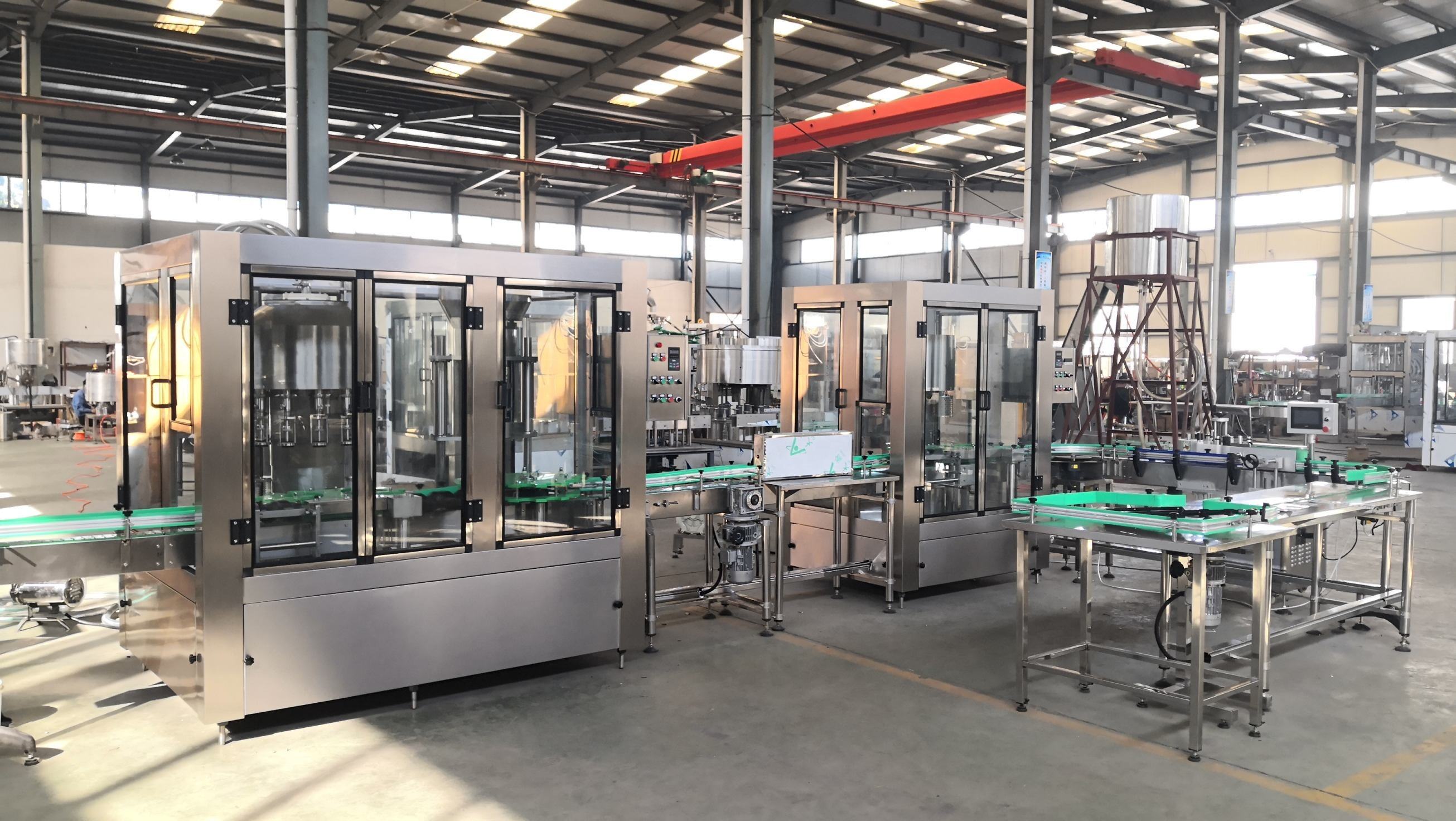 Automatic Rotary Liquid Bottling Line supplier