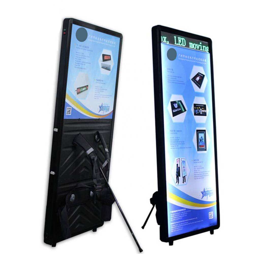 Factory price new model Advertising LED Screen Backpack Light box Advertising LED Backpack Billboard Light Box factory