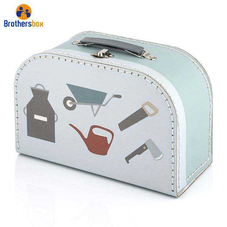 Mini Suitcase Storage Box / Custom Suitcase Gift Paper Box details