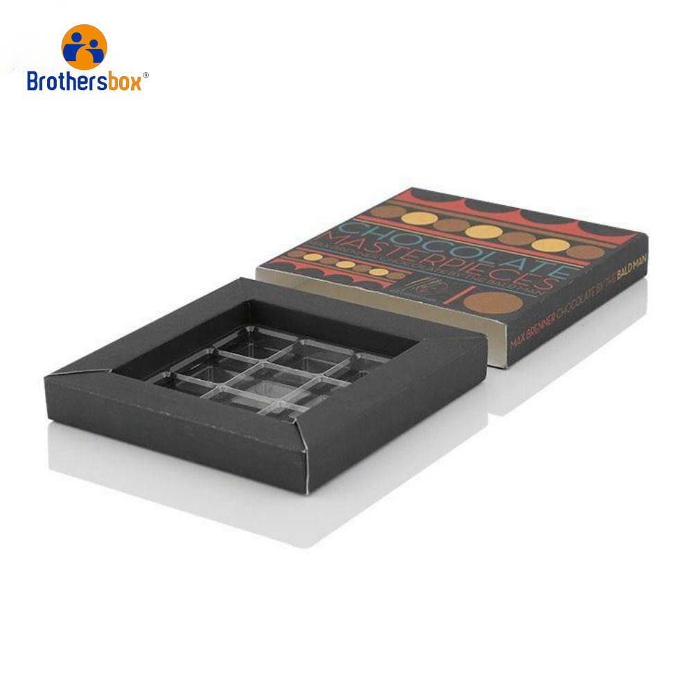 Custom empty chocolate boxes with inserts