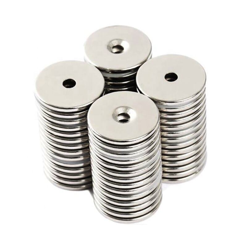 Rare Earth Neodymium Magnet Disc Countersunk Hole details