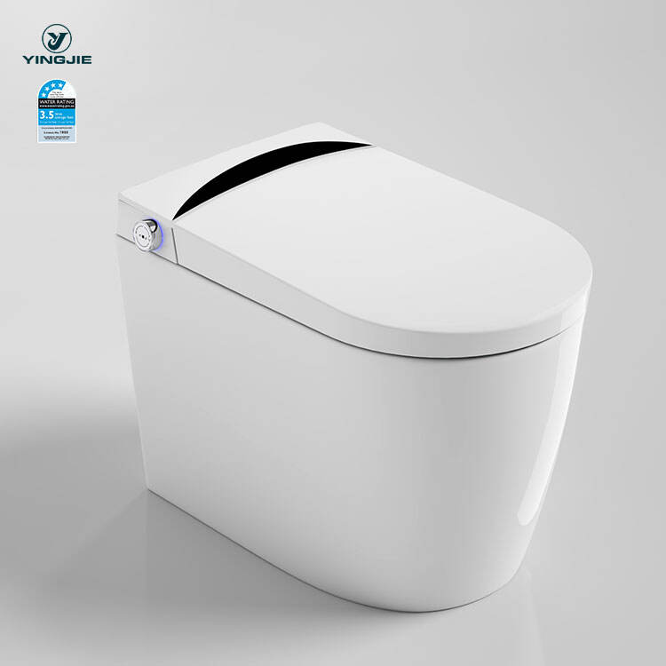 intelligent electric bidet heated toilet seat japanese automatic  smart small toilet with remote control