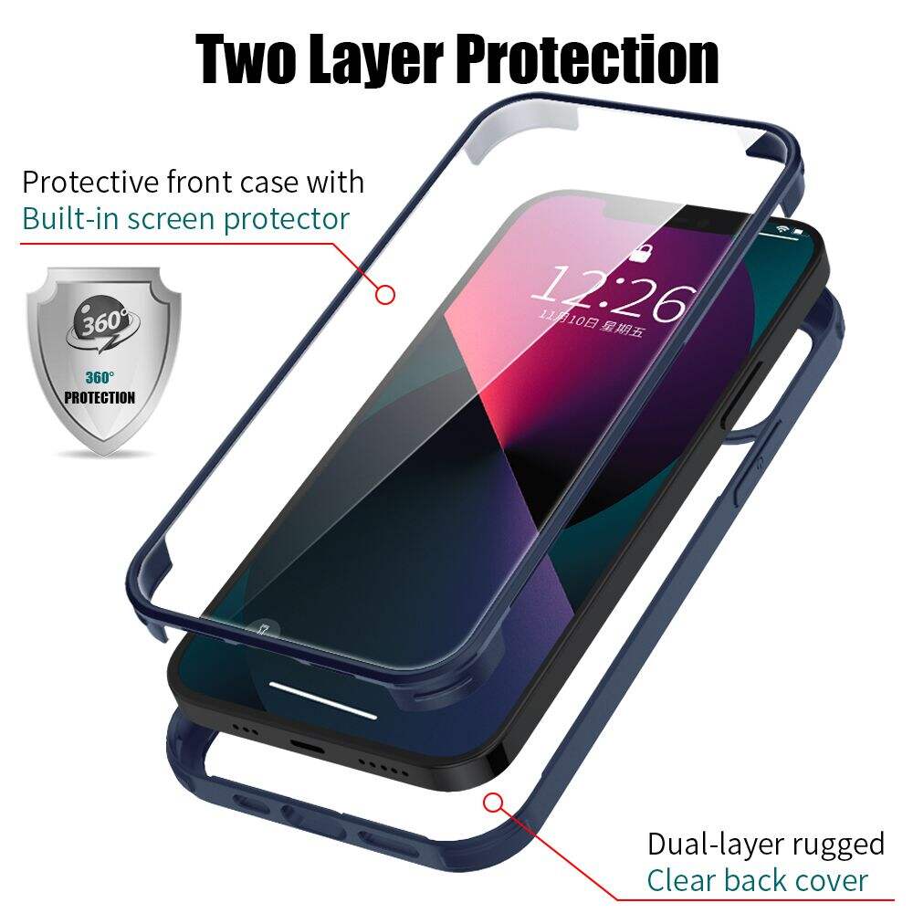 LAUDTEC 48 Hours Fast Shipping Full Protection Covers Cover 3D Clear Shockproof Iphone 13 Cell Case Mobile Phone Cases supplier