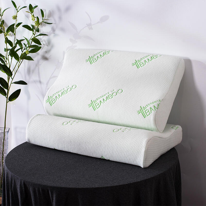 Factory Slow rebound neck protection memory cotton neck protection bamboo fiber pillow supplier