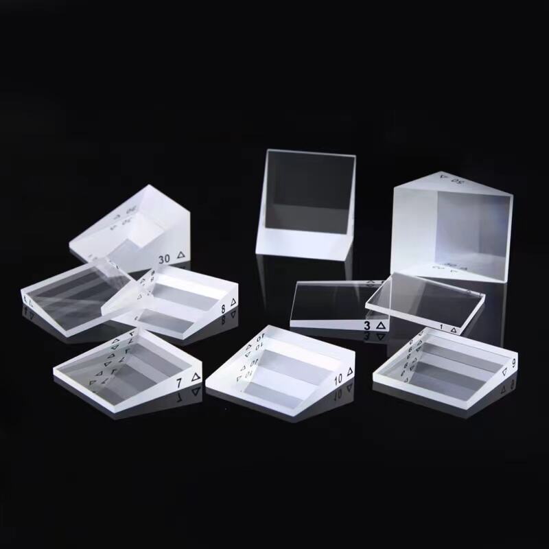 High quality BK7 Fused silica optical glass Right triangle wedge prism manufacture