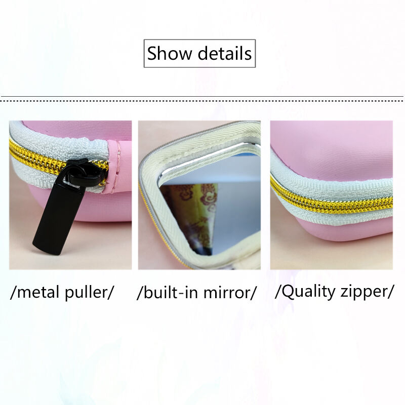 High Quality Mini Vanity Kits Fashion Colorful Makeup Pouch Portable Mirror Cosmetic Bag manufacture