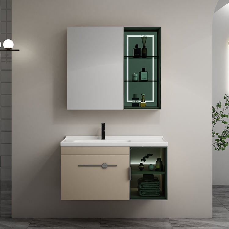 european style cabinet with mirror modern bathroom wall mounted vanity details