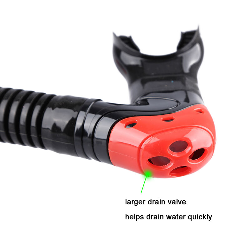 ALOMA Cheap Silicone Mouthpiece Dry Top Underwater Diving Snorkel Tube For Adults supplier