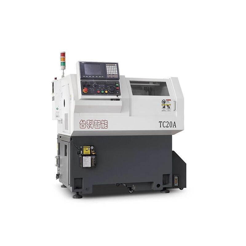 multi-function CNC lathe machine TC20 with servo motor for max Machining diameter 100mm metal processing