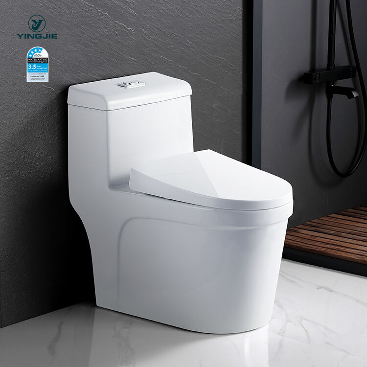 European style Sanitary Ware bathroom washdown commode toilet Water Saving one piece ceramic toilet