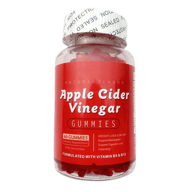 Popular apple cider vinegar gummies vegan slimming sugar gummies  for weight loss Whitening skin details