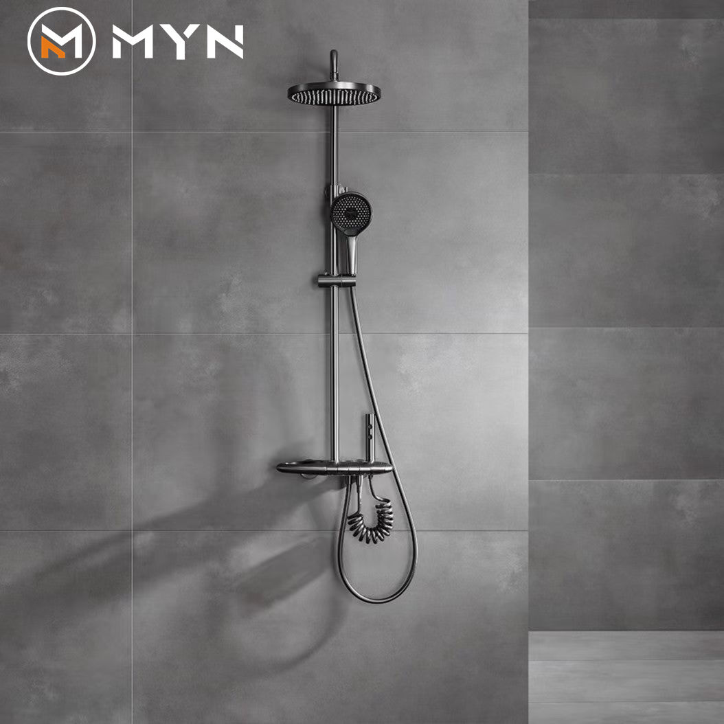 New UFO Thermostatic Shower System With 4 Independent Buttons And 4 Water Outlet Modes supplier