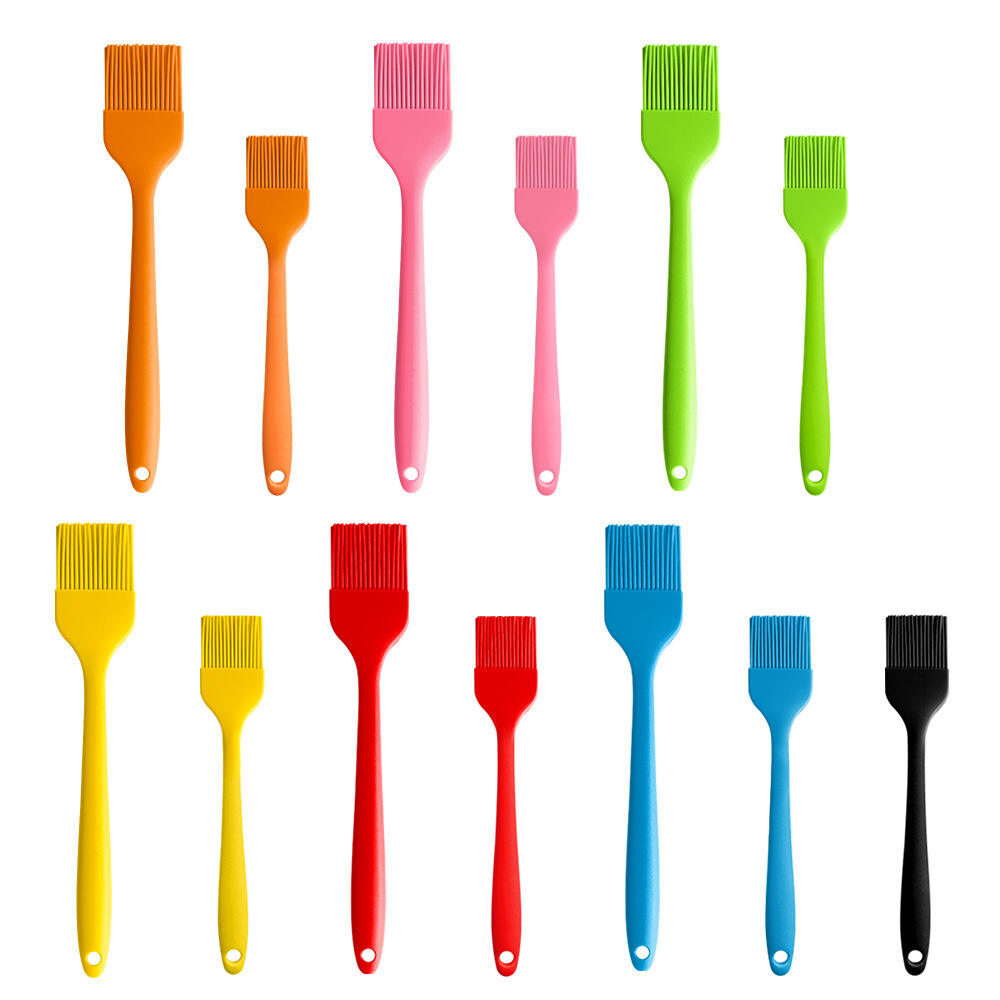 21 cm Silicone Cooking Brush Basting Oil Brush Barbecue for BBQ Grill Barbecue Baking Kitchen to Spread manufacture