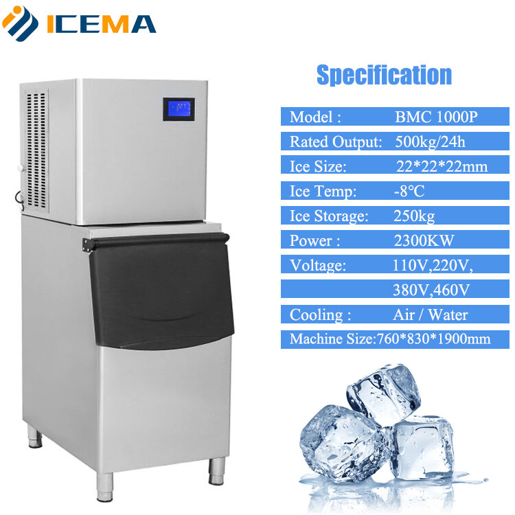 Ice cube making machines Commercial for hotel and restaurant factory