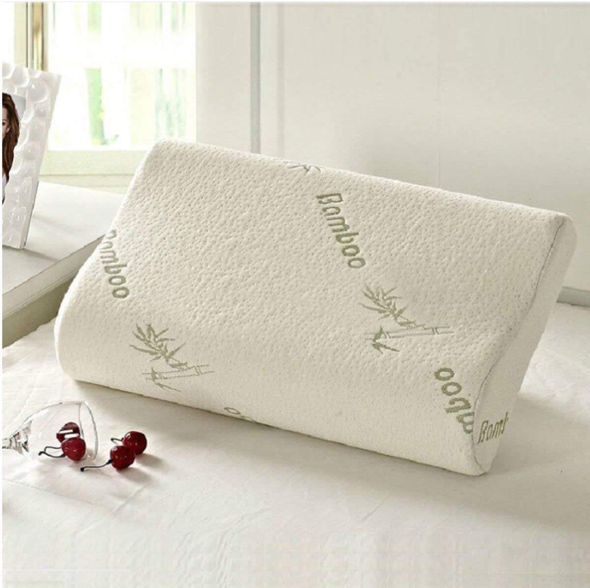 High Quality Custom Soft Contour Cervical bamboo pillow therapy memory foam pillow for Sleeping factory