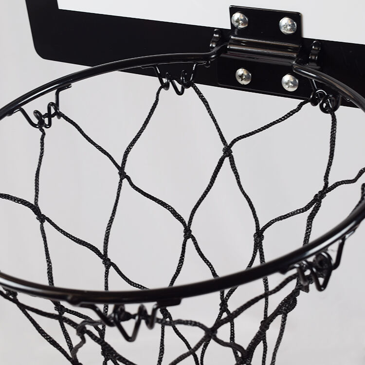 Logo personnalisé mural intérieur enfants basket-ball pratique jouet pliable panier de basket-ball conseil avec anneau usine