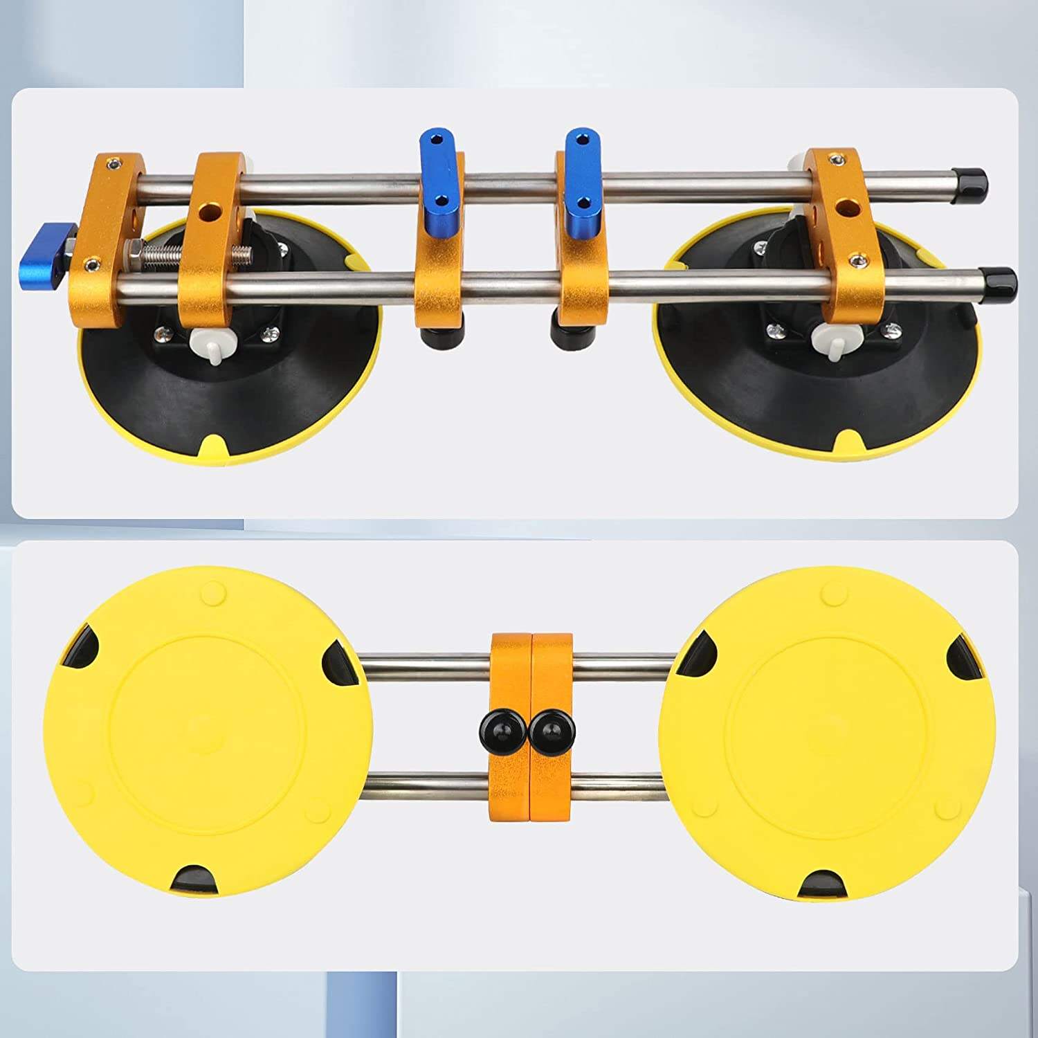 2 pcs 6 inch seamless seam setter with vacuum suction cups details