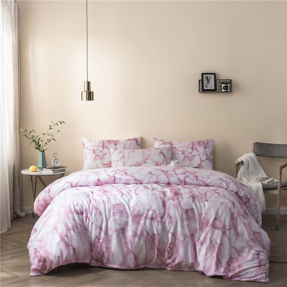 Hot sale polyester luxury breathable comfortable bedding set bedsheet manufacture