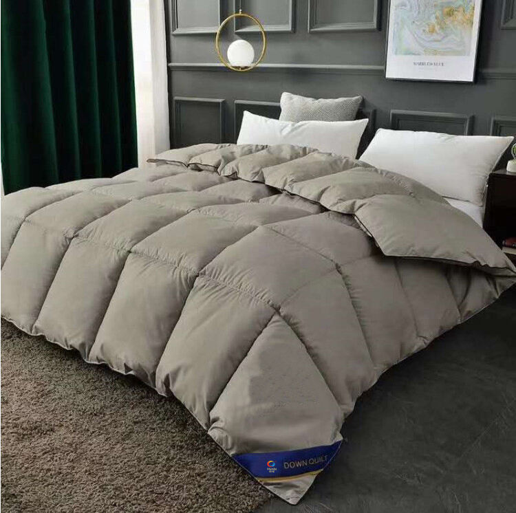 Factory supplier luxury goose/duck down feather duvet insert duck down quilt 5-star hotel comforter factory