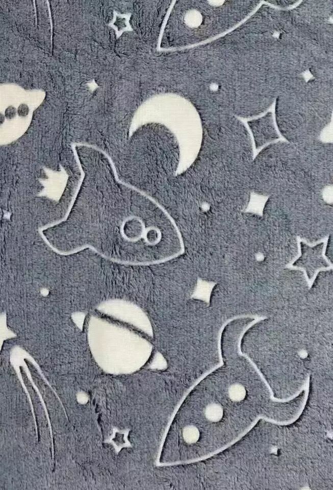 Luminous blanket Glow in The Dark Throw Blanket for Kids, Winthome Luminous Cute Blanket with Star Pattern,Birthday Unique Gift supplier