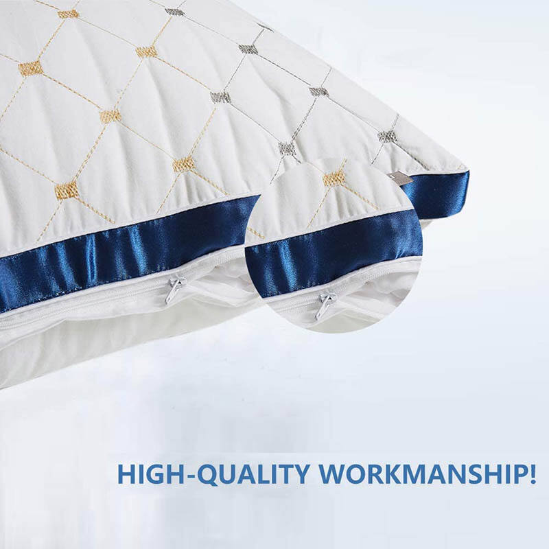 Wholesale Breathable Gel-Fiber Down Alternative high quality pillow for Side Sleeper manufacture