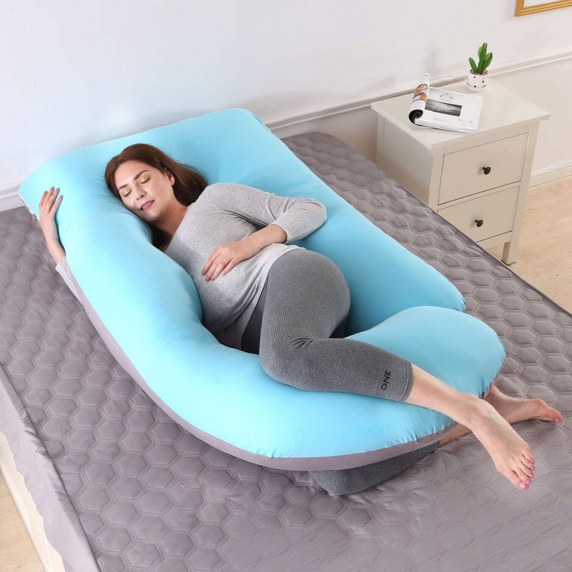 Pregnancy Pillows for Sleeping Maternity Pillow for Pregnant Women U Shaped Side Sleeper Pregnancy Pillow 59'' Full Pregnant supplier